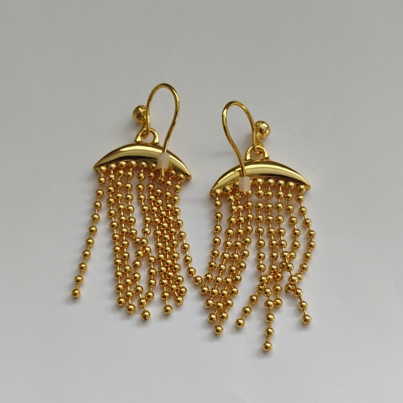 Alexis bittar Solanales Crystal Petite Fringe Wire Earring